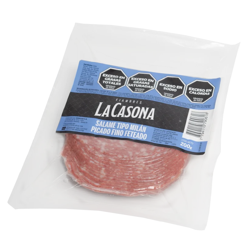 Salame tipo Milán Picado Fino