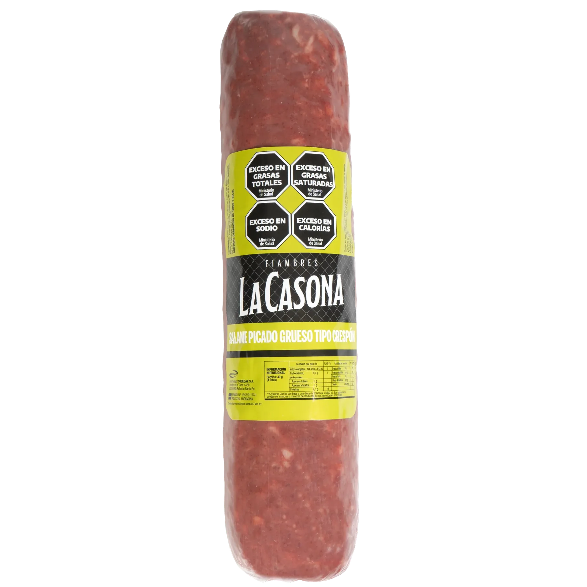 Salame picado grueso tipo Crespón