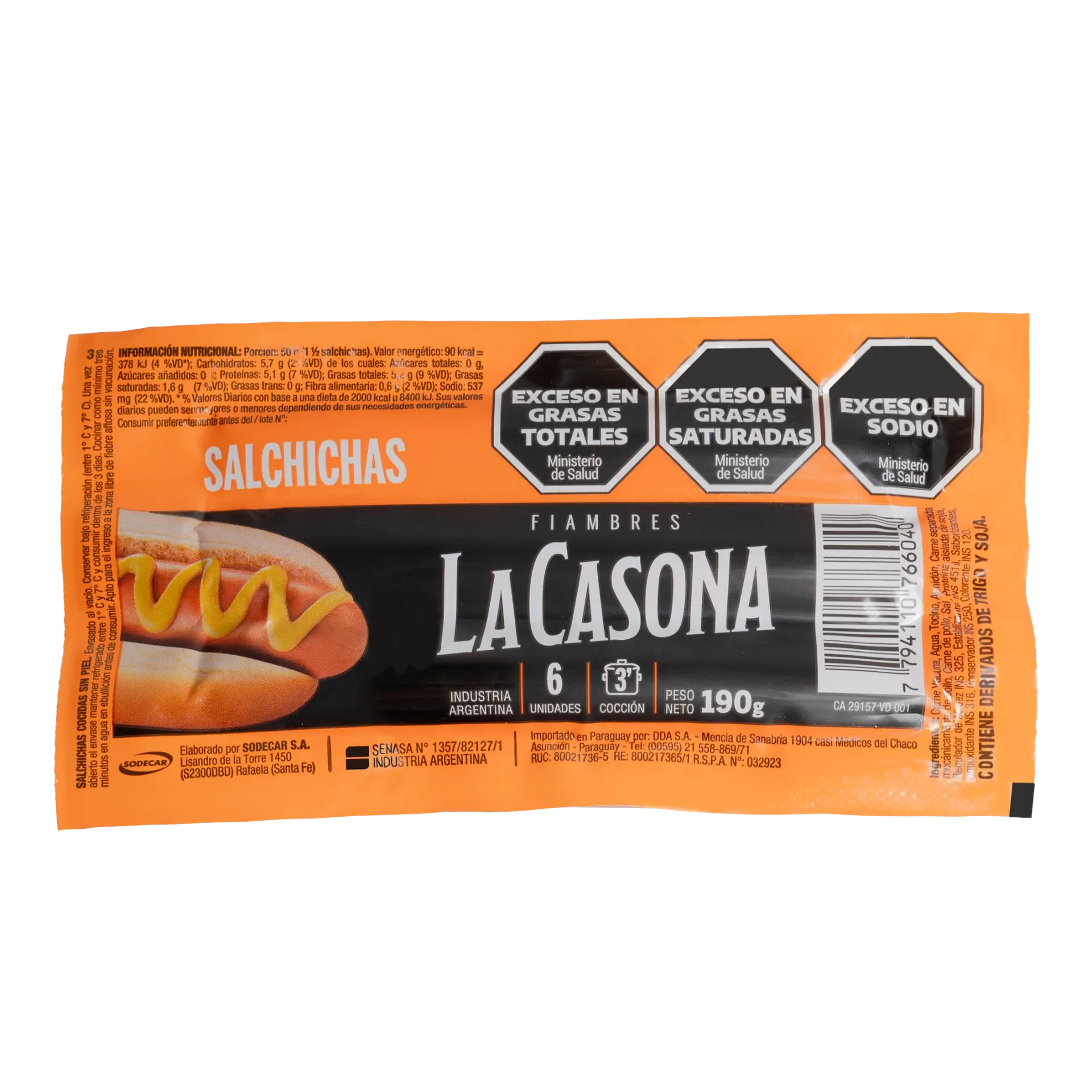Salchichas Cocidas